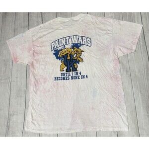 Alpha Chi Omega Sigma Nu University Of Kentucky Paint Wars 2024 T Shirt Size 2XL